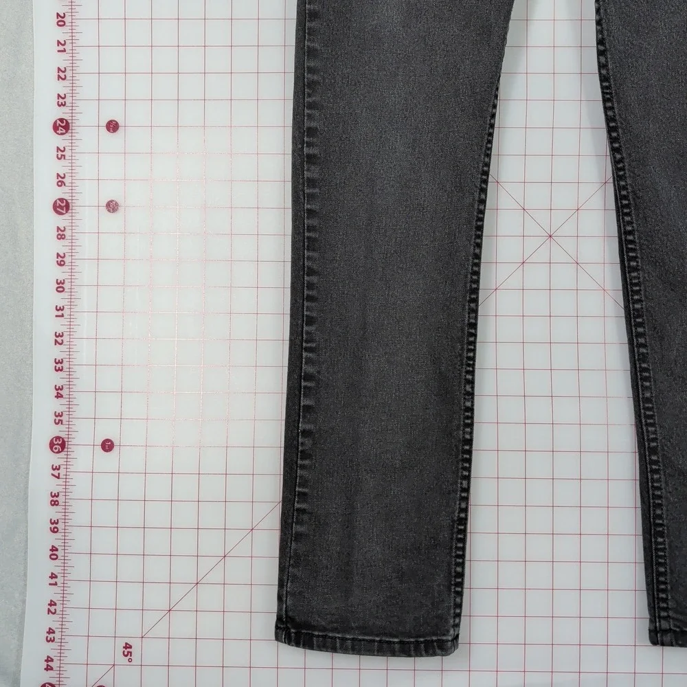 Levis 511 Slim Fit Jeans Mens 32x32 Faded Black Denim‎ 04511-1907